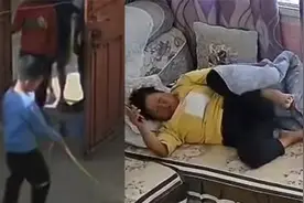 6岁男孩把蛇当“皮鞭”甩，奶奶被吓到直接跳起，网友调侃是法海视频封面