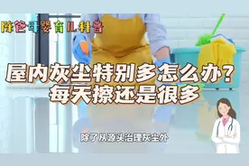屋里灰尘特别多怎么办每天擦还是很多？陈爸分享母婴育儿小妙招视频封面