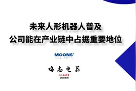 鸣志电器：未来人形机器人普及，公司能在产业链中占据重要地位视频封面