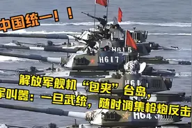 解放军舰机“包夹”台岛，台军叫嚣：一旦武统，随时调集枪炮反击视频封面