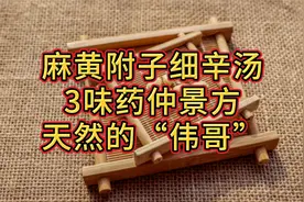 麻黄附子细辛汤，3味药的仲景方，天然的“伟哥”！视频封面