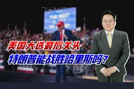 周三下午2点出结果！特朗普选情危机，最后时刻能战胜哈里斯吗？视频封面
