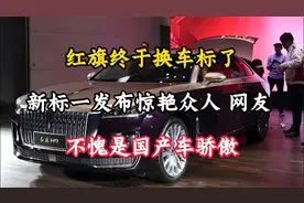红旗终于换车标了？新标一发布惊艳众人？网友：不愧是国产车骄傲