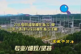 218.电网调度操作指令 单项、逐项与综合操作指令详解视频封面