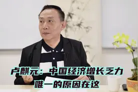 卢麒元：中国经济增长乏力，唯一的原因在这视频封面