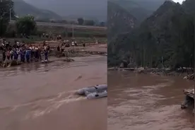 河北野三坡景区全境受灾：大部分桥梁、道路被毁，共转移2.6万人