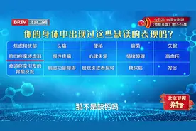 这些症状竟是缺乏镁的表现！快来看看您有没有中招