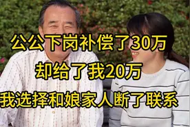 公公下岗补偿了30万，却给了我20万，我选择和娘家人断了联系视频封面