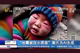 辟谣！“小男孩地震被埋”图片引发大量关注，警方查明为AI生成视频封面