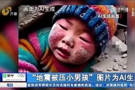辟谣！“小男孩地震被埋”图片引发大量关注，警方查明为AI生成视频封面