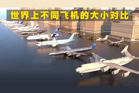 世界上不同飞机的大小对比