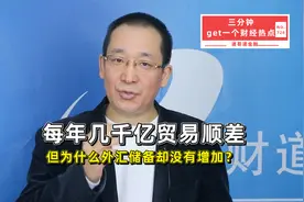 每年几千亿贸易顺差，但为什么外汇储备却没有增加？视频封面