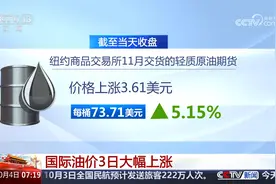国际油价3日大幅上涨视频封面
