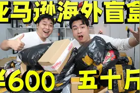 花600元网购亚马逊盲盒，整整50斤号称盲盒开过瘾！结果能开到啥视频封面