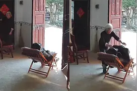 爷爷在睡梦中安详去世，奶奶喊其没反应给盖上衣服，之后一幕泪崩