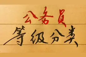 公务员等级分类，正科，副科，正处，副处，办事员等级别，收藏视频封面