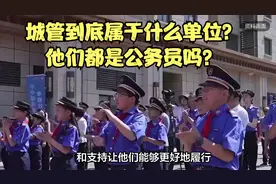 城管到底属于什么单位？他们都是公务员吗？网友：跟小区保安一样视频封面