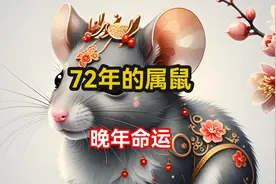 生肖鼠：十鼠九难，72年的属鼠人晚年命运，59岁之后运势咋样