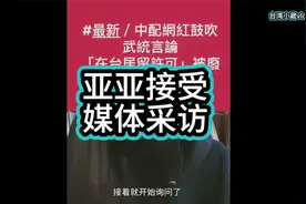 最新消息网红#亚亚在台湾#召开记者会#坚决留在台湾。视频封面