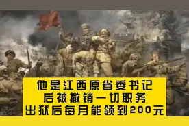 他是江西原省委书记，后被撤销一切职务，出狱后每月能领到200元视频封面