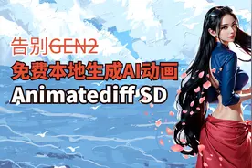 【AI动画】5分钟学会在本地免费生成类似GEN2的AI动画视频封面