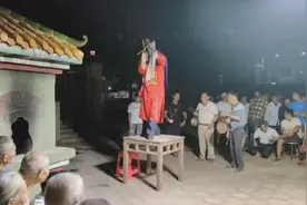 徐闻县角尾仕寮村邬王宫新童公忏起机！传统文化