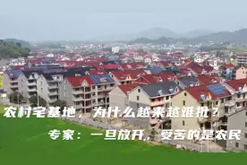 农村宅基地，为什么越来越难批？专家：一旦放开，受苦的是农民视频封面