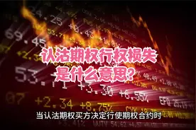 认沽期权行权损失是什么意思？