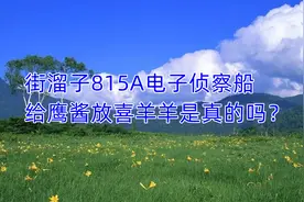 街溜子815A电子侦察船给鹰酱放喜羊羊是真的吗？