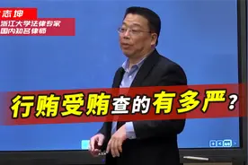 行贿受贿的真正定义是什么？法律专家带来解释，别不小心撞上枪口视频封面