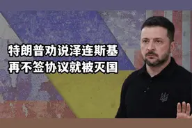 再打几年，乌克兰可能要灭国了！特朗普劝说泽连斯基：赶紧签协议