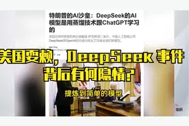 美国耍赖，DeepSeek 事件背后有何隐情？视频封面