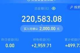 22万元支付宝买基金，一天能有多少收益呢，进来看看吧视频封面