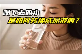 喝进身体的水，是如何转换为尿液，看完你一定会被惊到