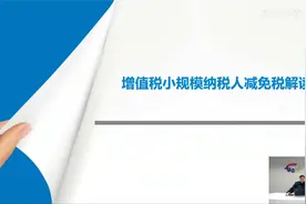 小规模纳税人增值税减免税政策（武汉税务）视频封面