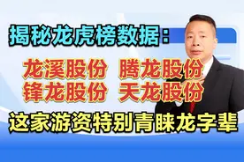 揭秘龙虎榜数据： 龙溪股份-锋龙股份 这家游资青睐龙字辈个股视频封面