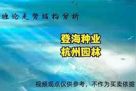 登海种业和杭州园林走势结构分析 10.23