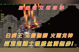 热血传奇;白虎王、无极骷髅、火雨龙神，道士四宝宝轻松起步！