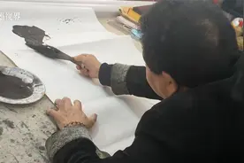 国家一级美术师写“龙”字，第一次看到这种写法，长见识了
