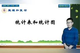 六年级下册数学《整理复习：统计表和统计图》，整理复习打好基础视频封面