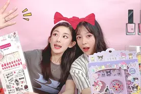 不同年级学生做美甲！涂水彩笔VS美甲咕卡，你用过妈妈的指甲油吗视频封面