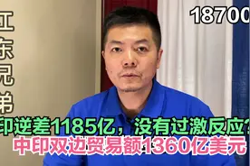 中印双边贸易额1360亿美元，印度对我逆差1185亿，没有过激反应？视频封面
