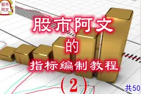 股市阿文第2个股票指标公式编制教程视频封面