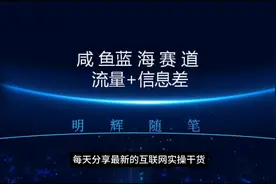 咸鱼蓝海赛道，流量+信息差操作空间大，保姆级教学轻松上手视频封面