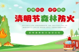 中小学生清明节森林防火安全教育主题班会PPT课件视频封面