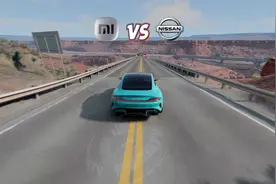 车祸模拟器：小米su7 vs 日产GTR