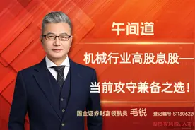 机械行业高股息股——当前攻守兼备之选！视频封面