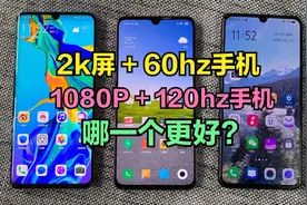 买手机时，是选2k屏60hz刷新率好，还是选1080p屏120hz好？