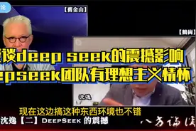 教授谈deep seek的震撼影响 deepseek团队有理想主义情怀视频封面