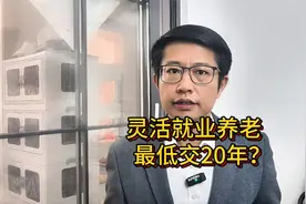 延退后，灵活就业养老保险最低交20年？还可以一次性补缴？视频封面